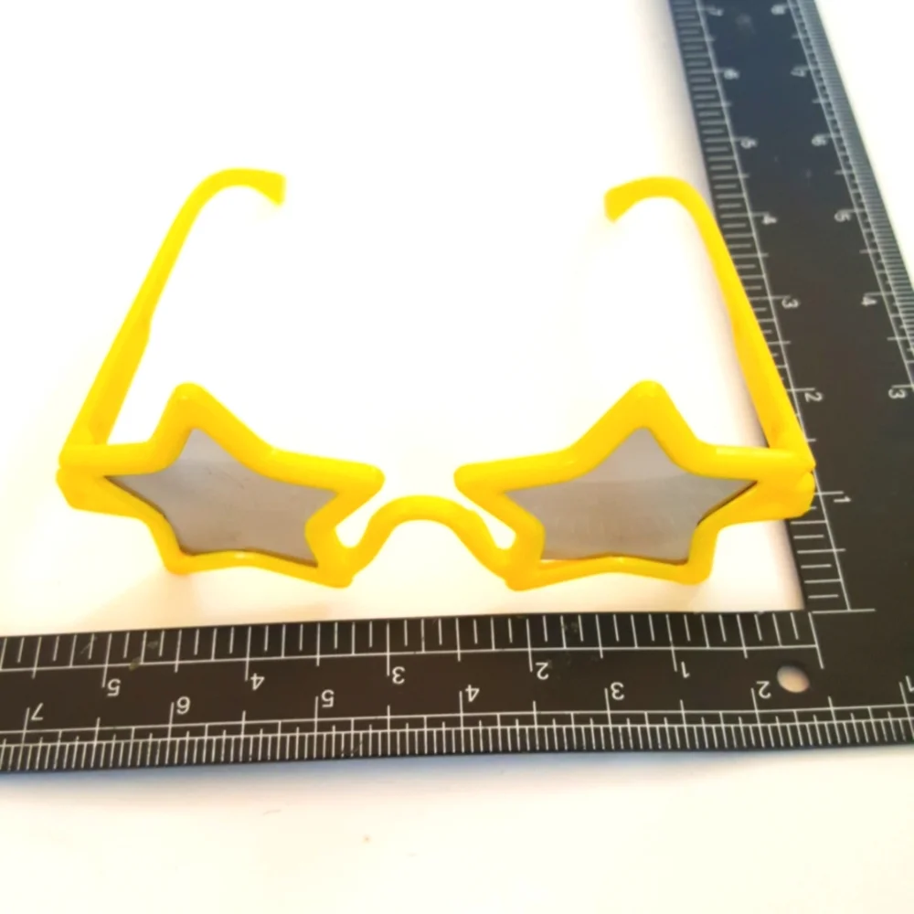 Child Unisex Sunglasses Daffodil Yellow Frame STAR Dog Photo Prop